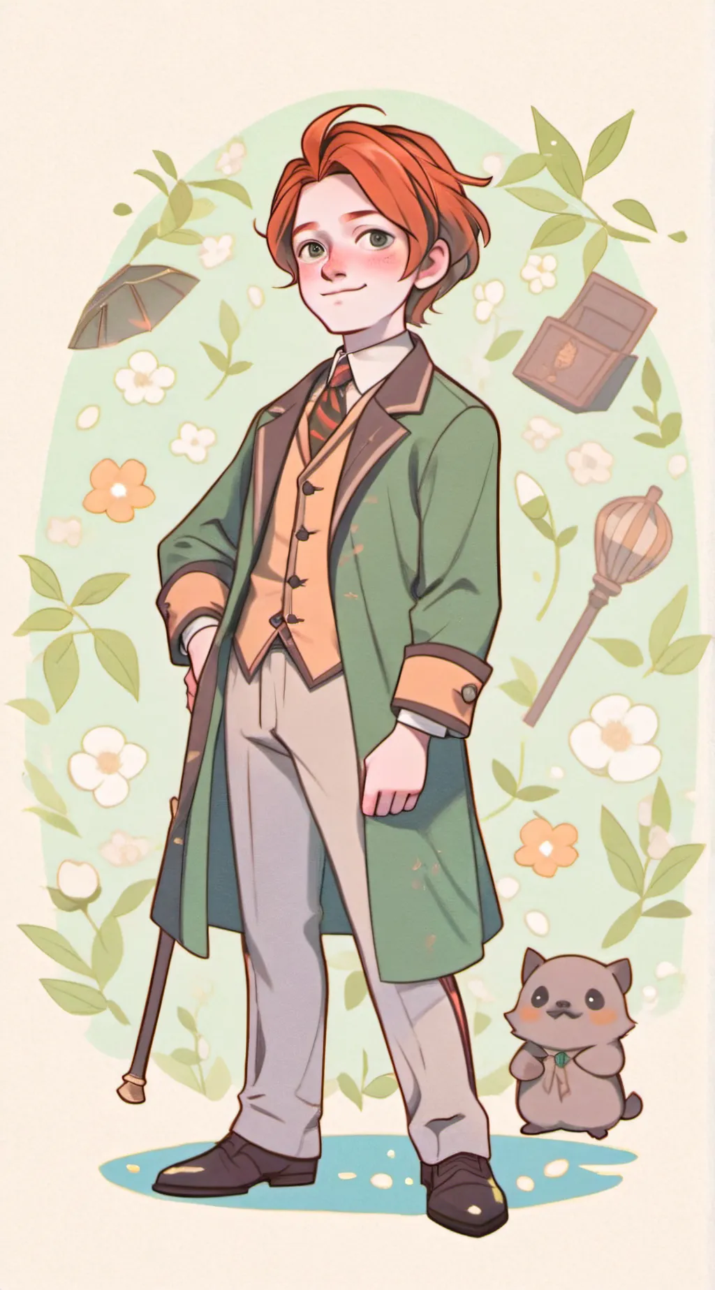 ai character: Fred Weasley  background