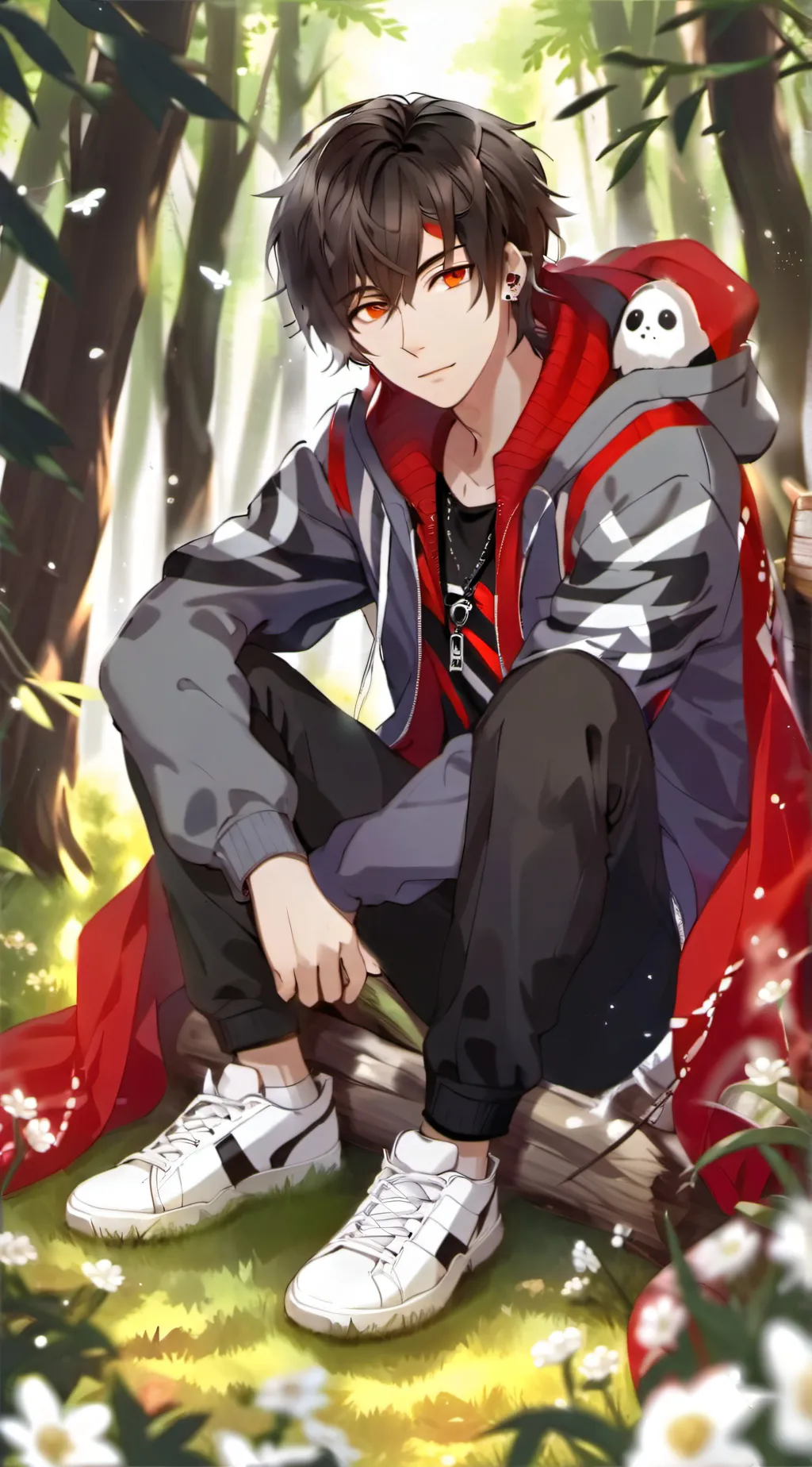 ai character: Aaron  background