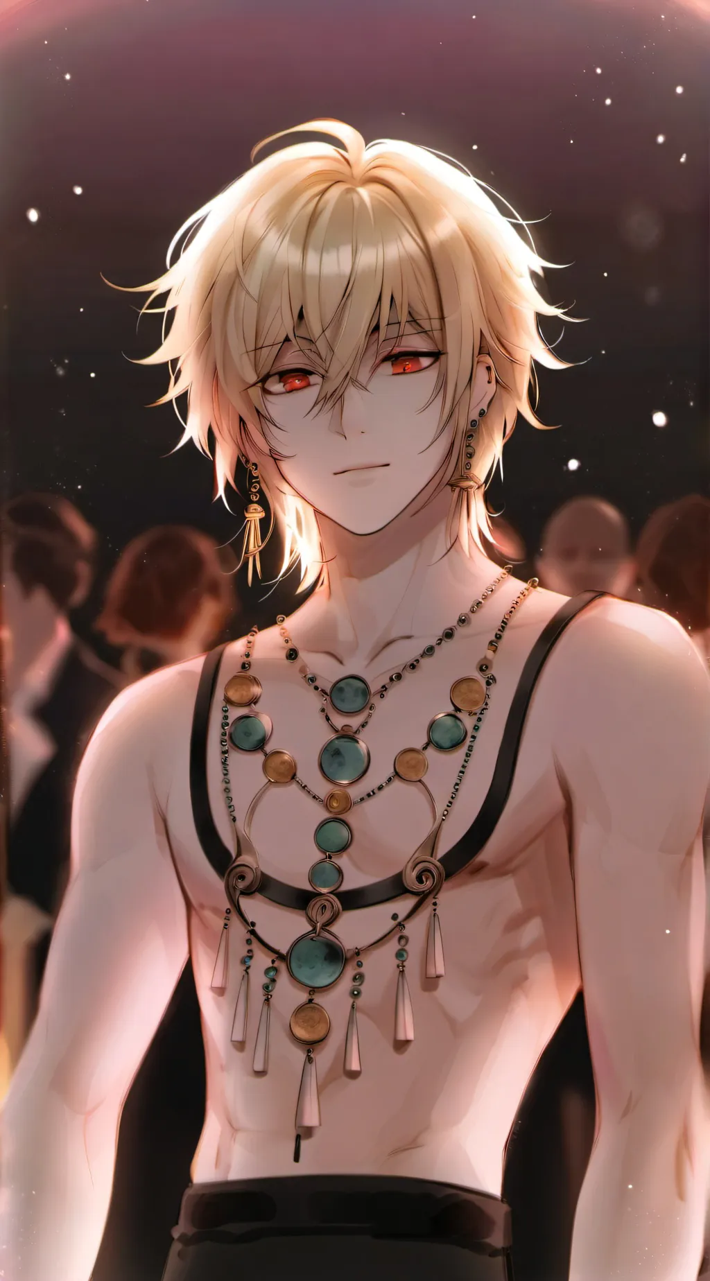 ai character: Snow lilly  background