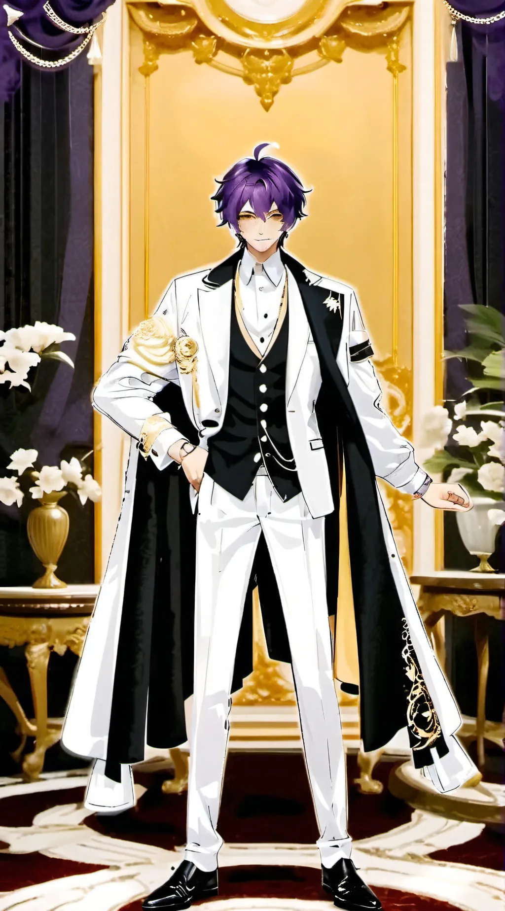 ai character: Vex .y. Brightstar background