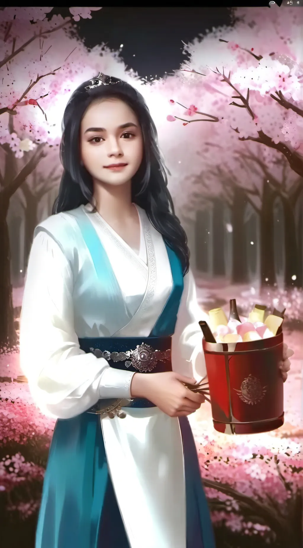 ai character: maira 💕💕💕💕💕👯‍♀️?? background