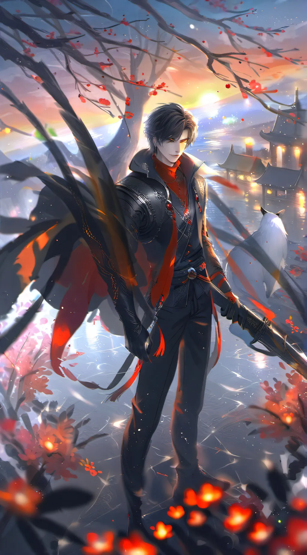 ai character: Тео background