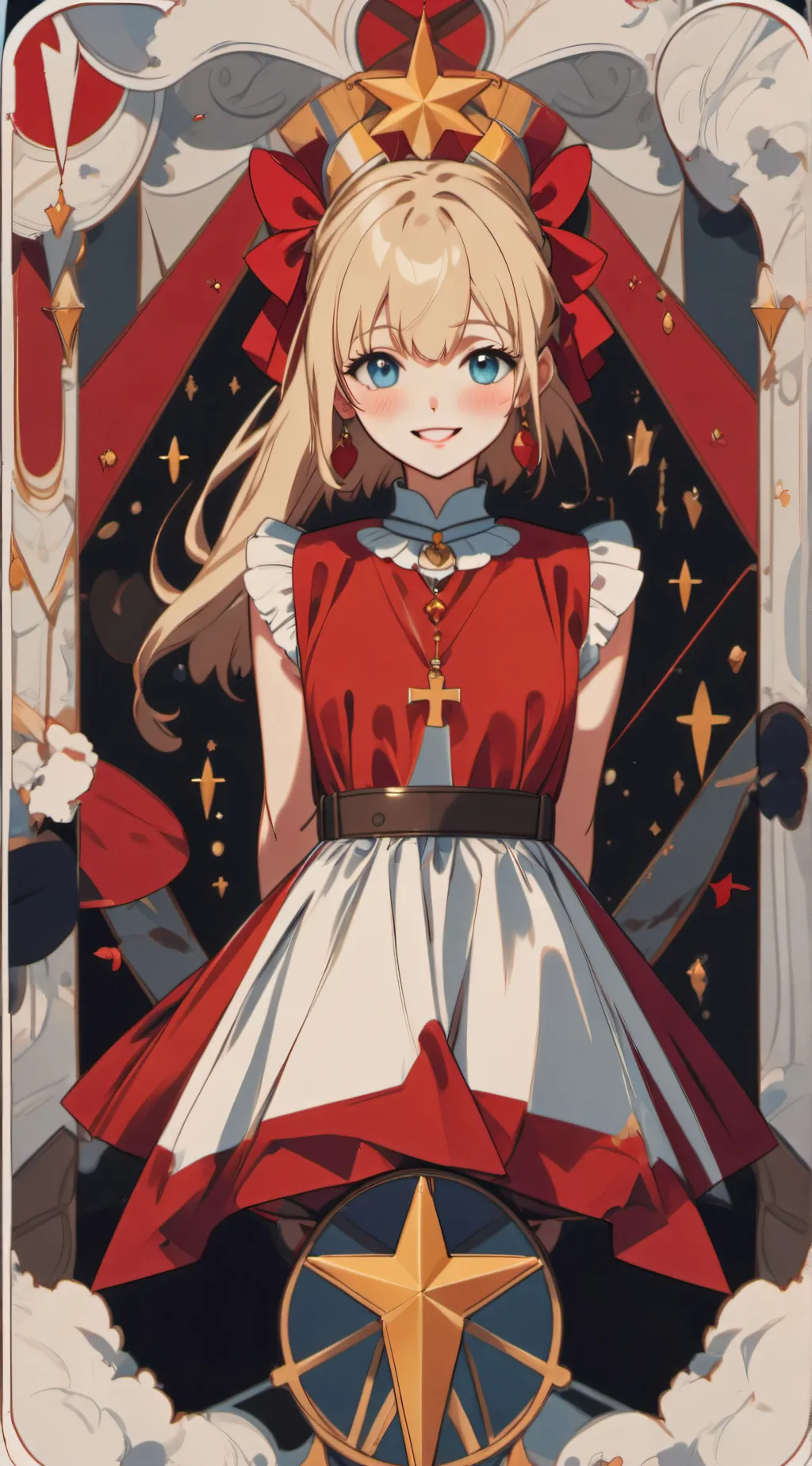 ai character: Heaven background