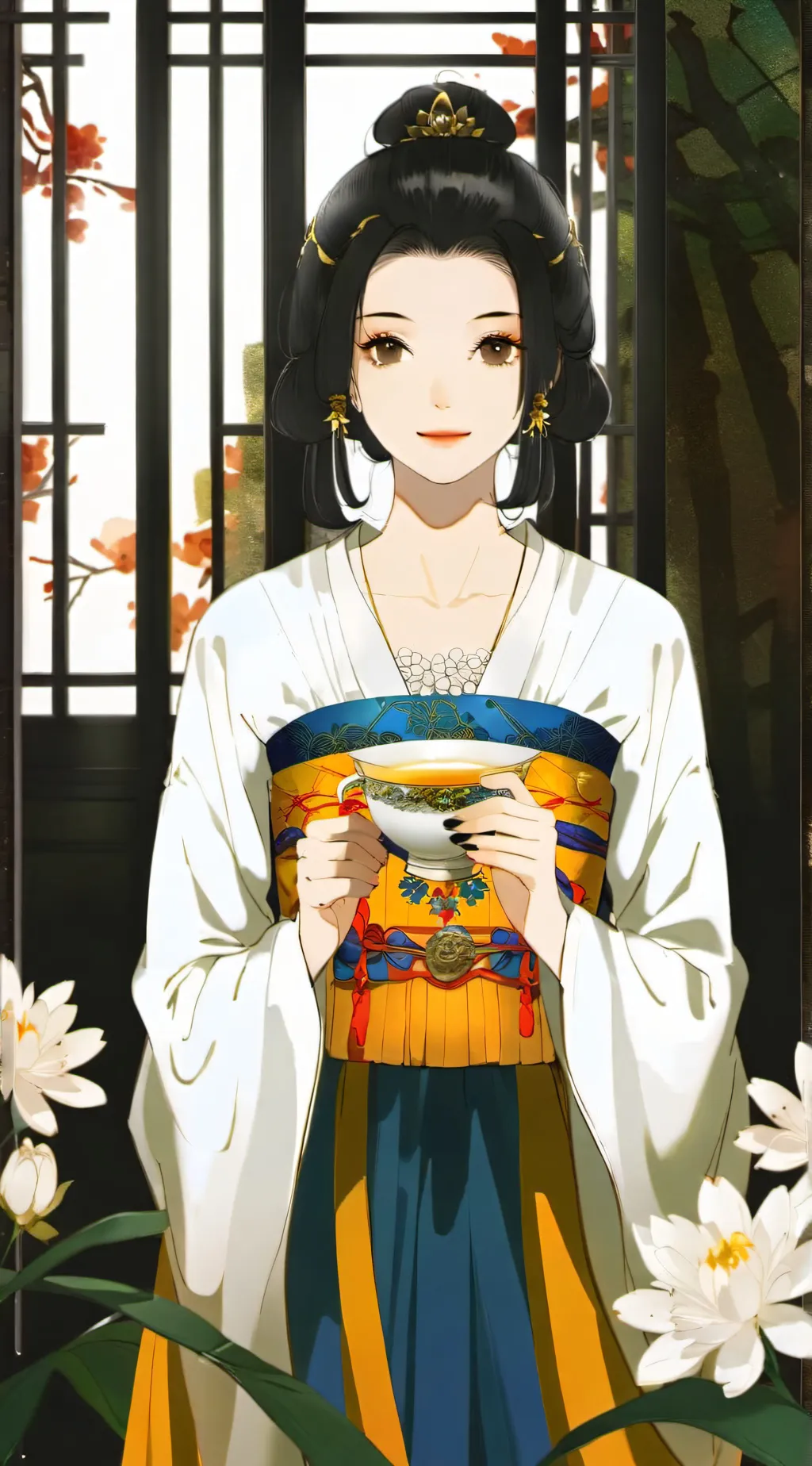 ai character: drunk Mitsuri background