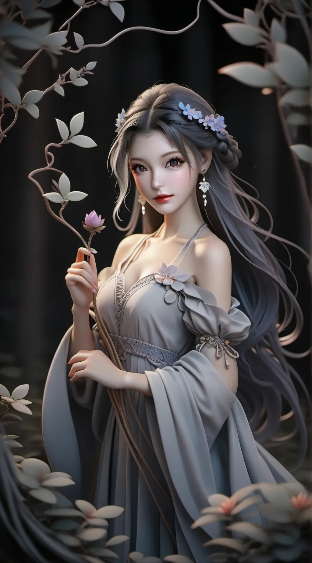 ai character: Keiko background