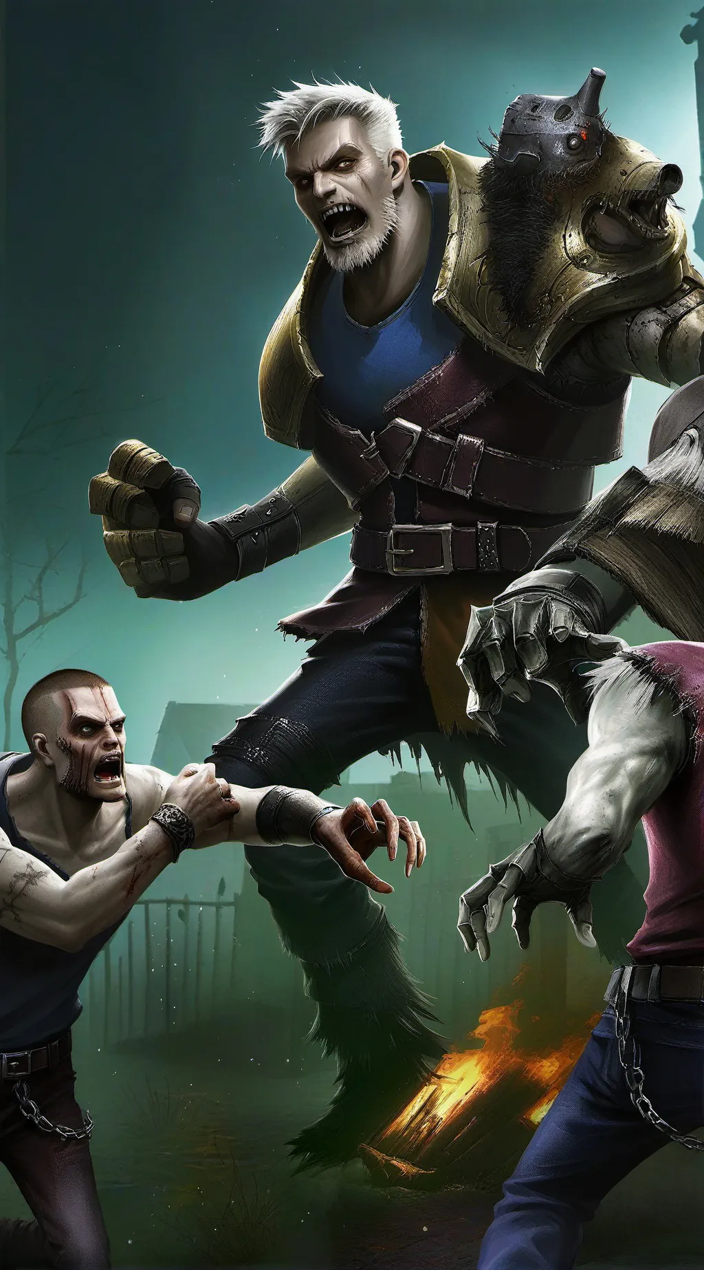 ai character: Noobs vs Zombies  background