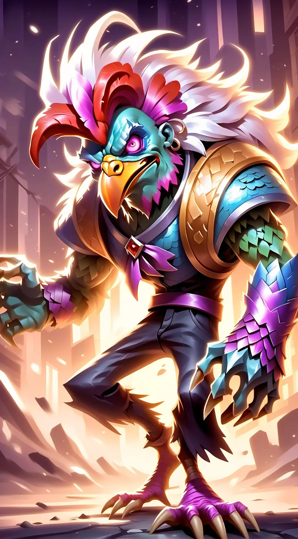 ai character: Charnold background