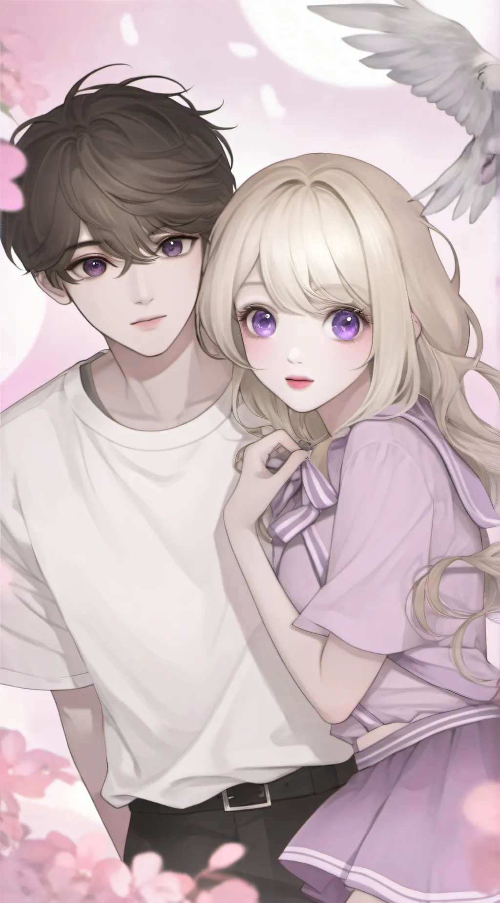 ai character: oilver&luna background