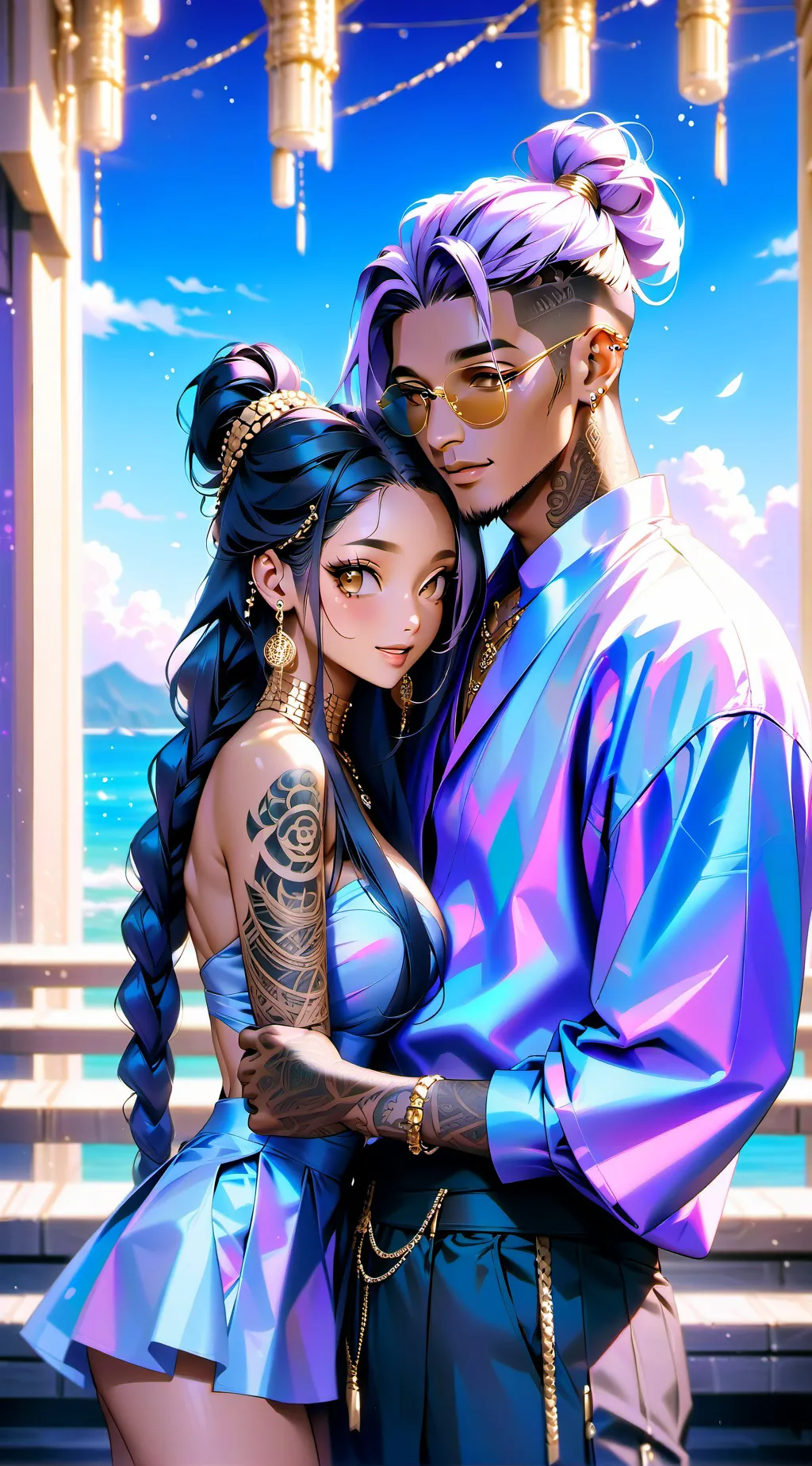 ai character: Manuela & Ivan background