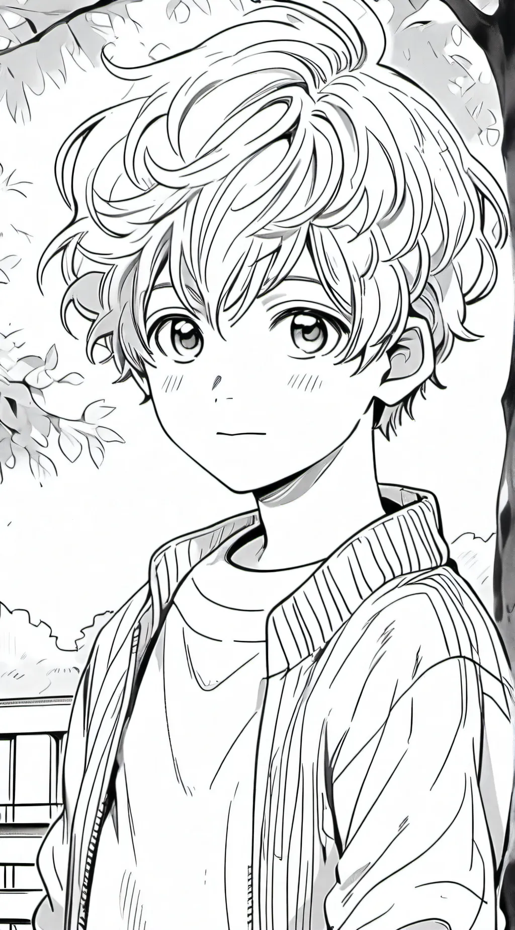 ai character: my lil bro  background