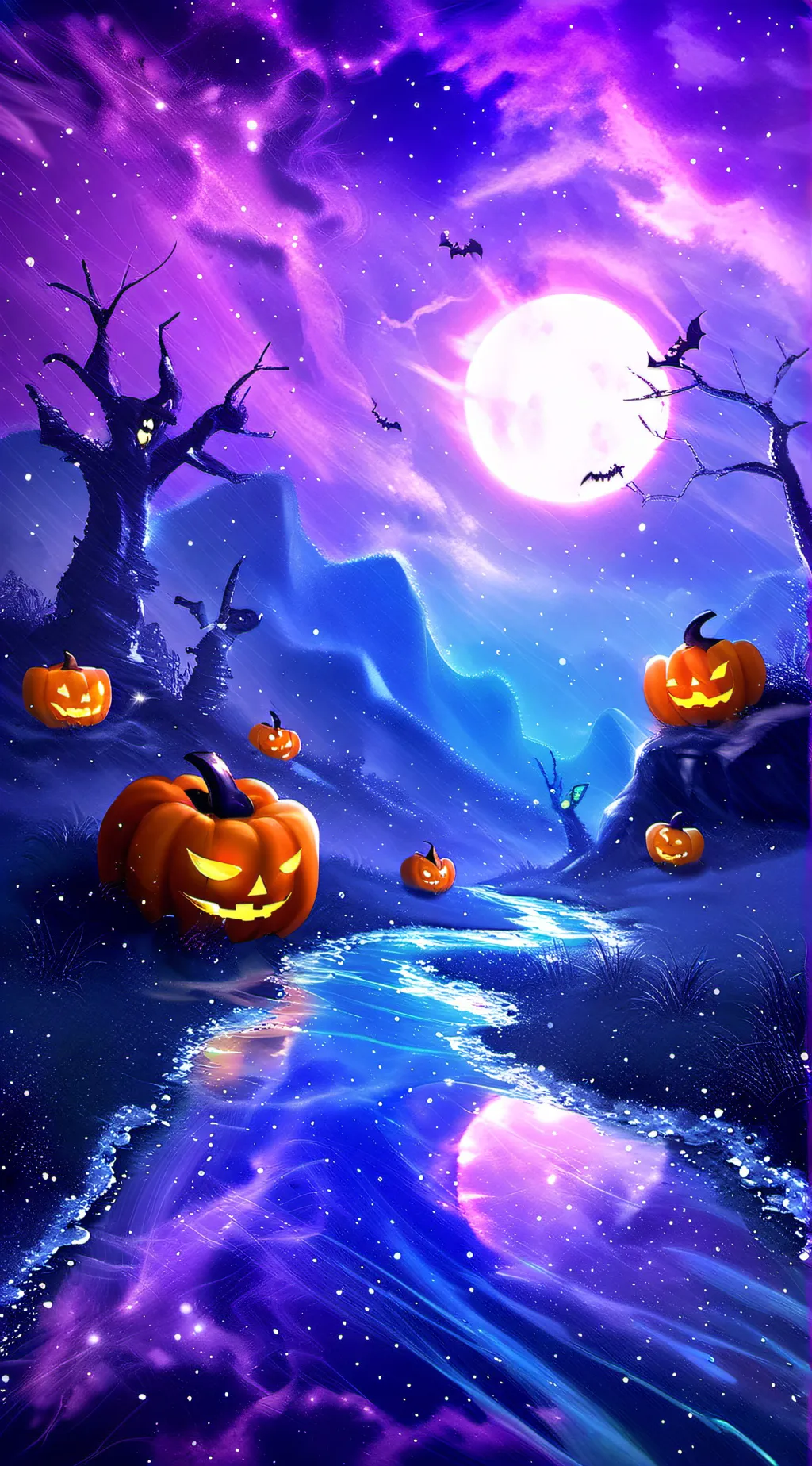 ai character: Happy halloween background