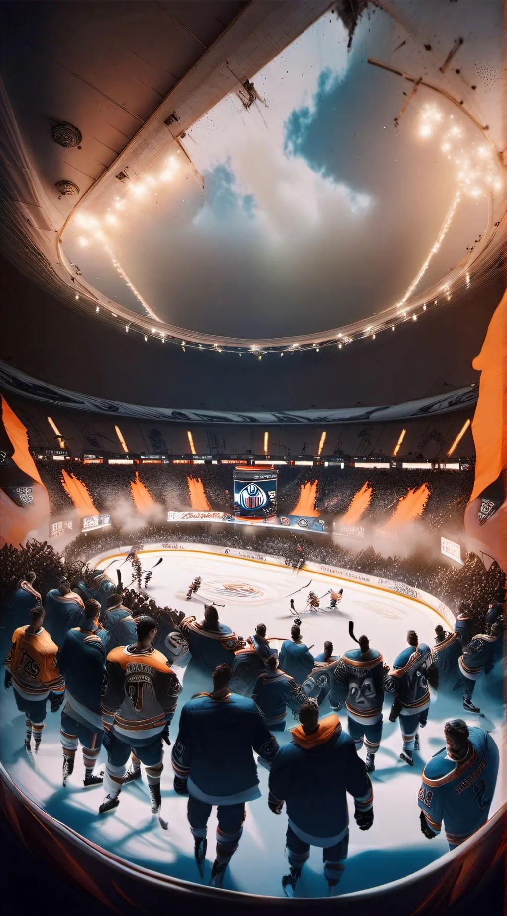 ai character: Hockey THE ANIME background