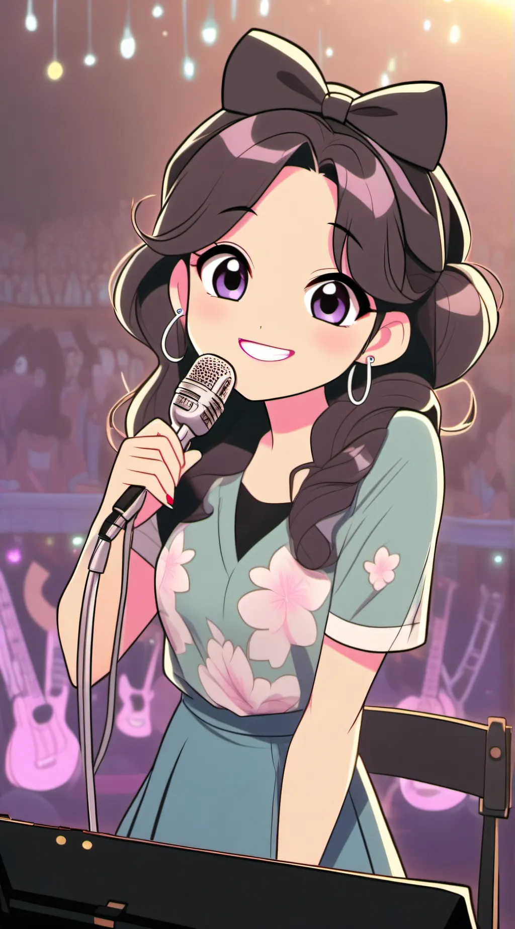 ai character: Lacey background