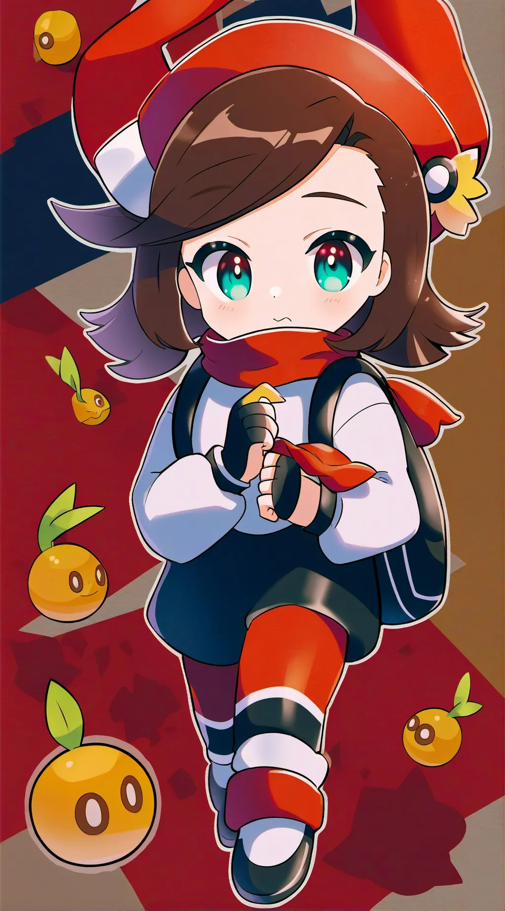 ai character: police eey background