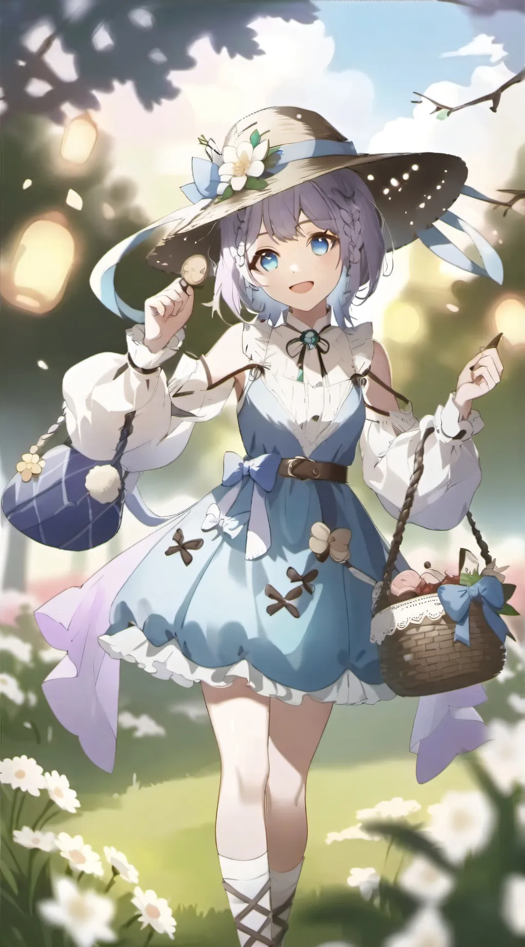 ai character: Family cold background