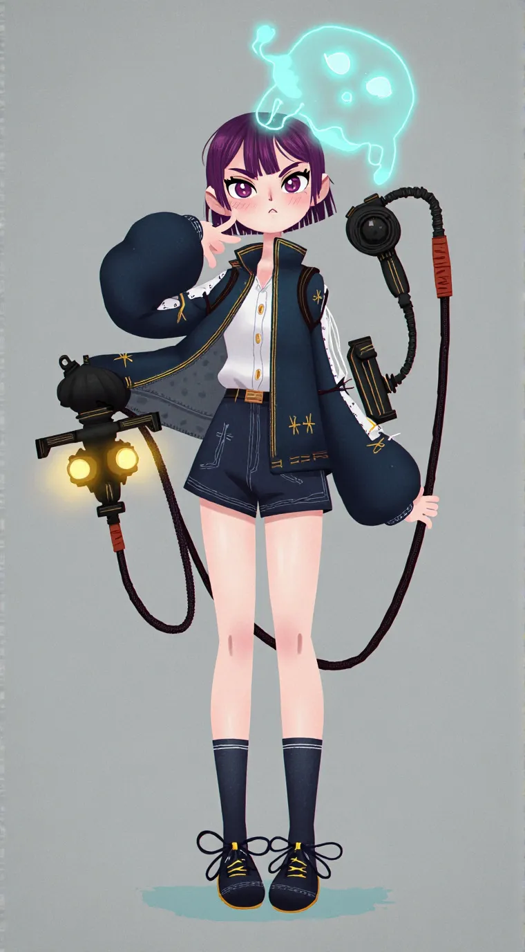 ai character: Number 3 pencil  background