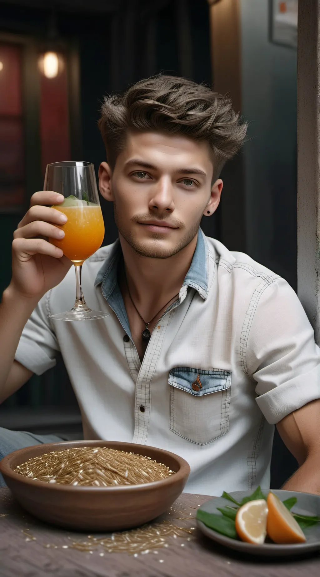 ai character: One direction  background