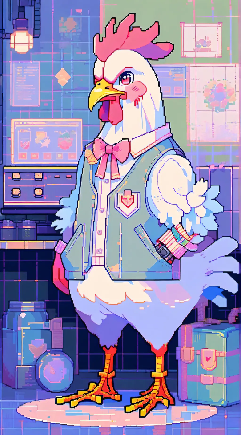 ai character: chika background