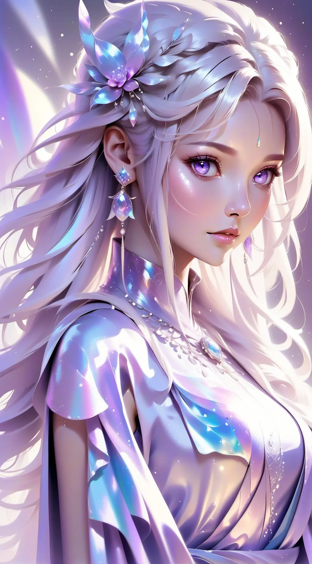 ai character: eva the angel background