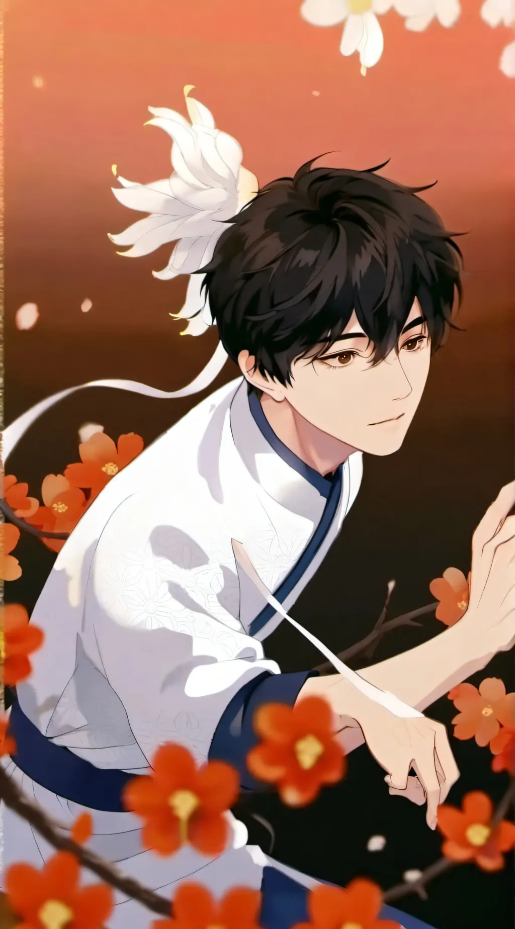 ai character: Xavier  background