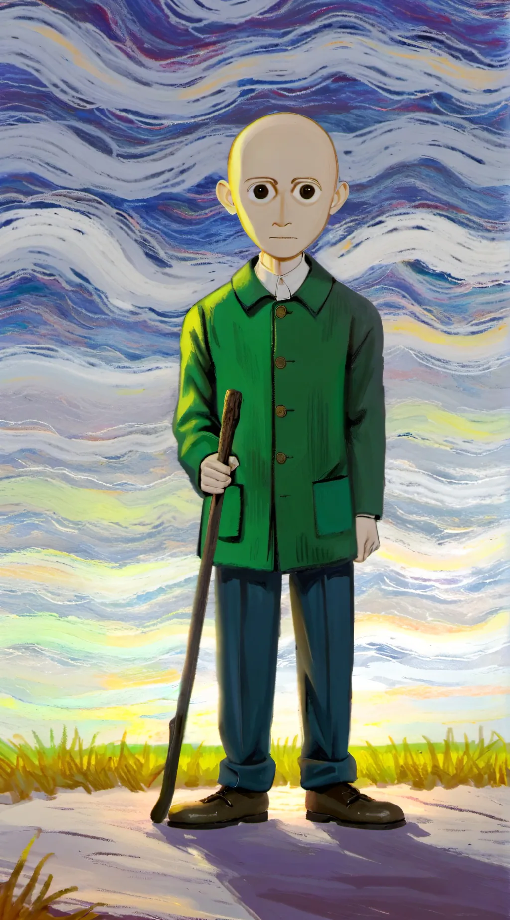 ai character: Baldi's Basics background