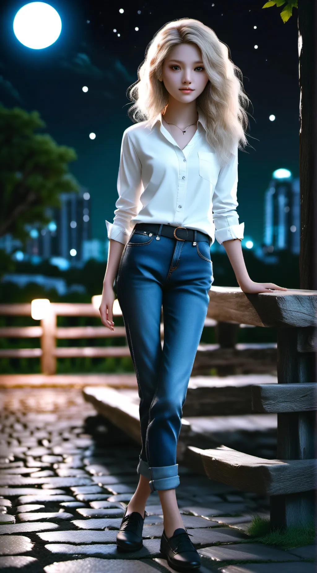 ai character: The Bathroom pt 2 background