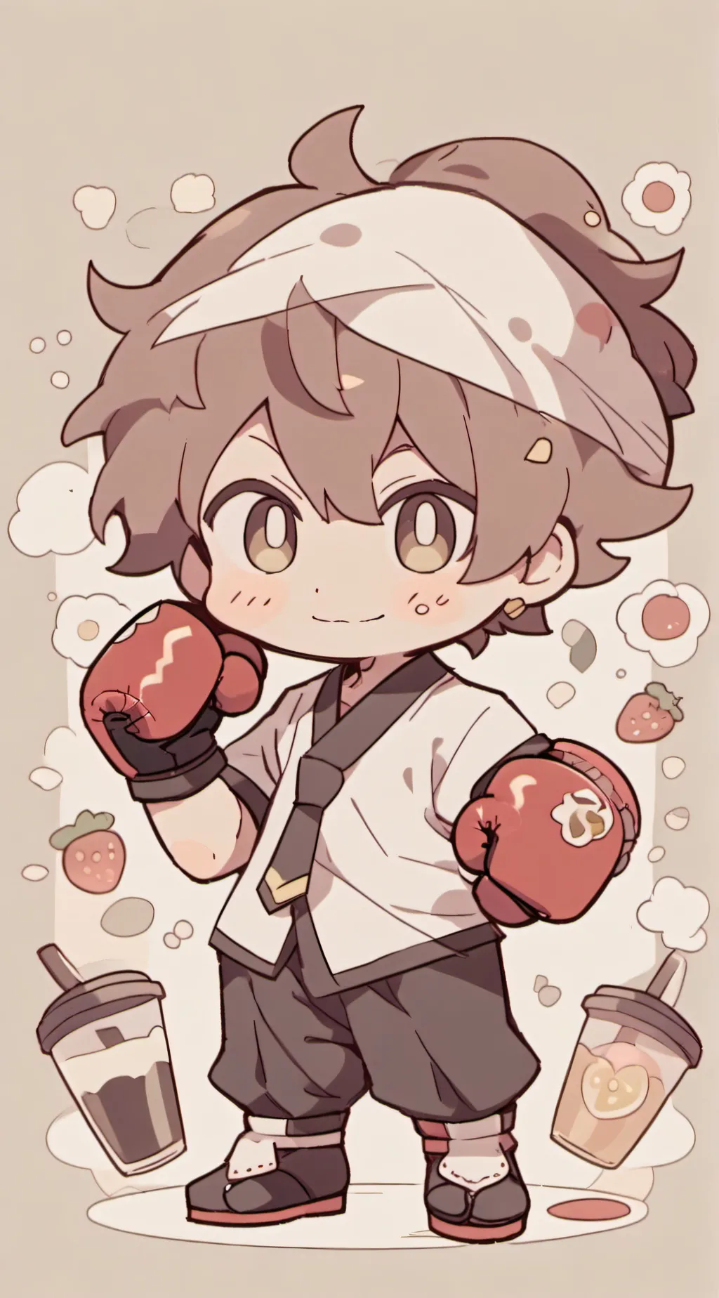 ai character: banban punch background