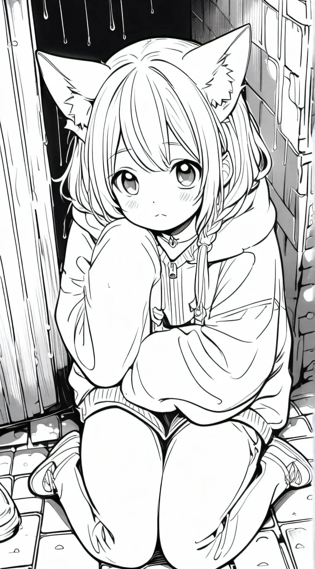 ai character: vanilla background