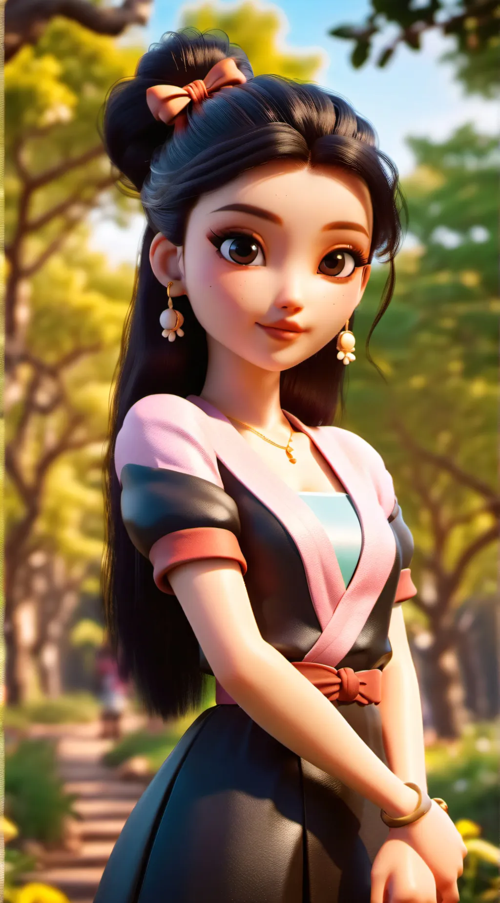 ai character: NezukoxZenstui. background