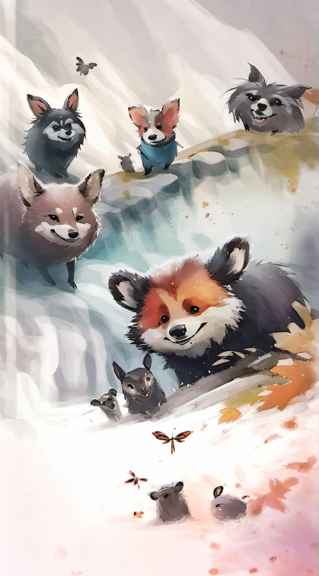 ai character: Catnaps day off background