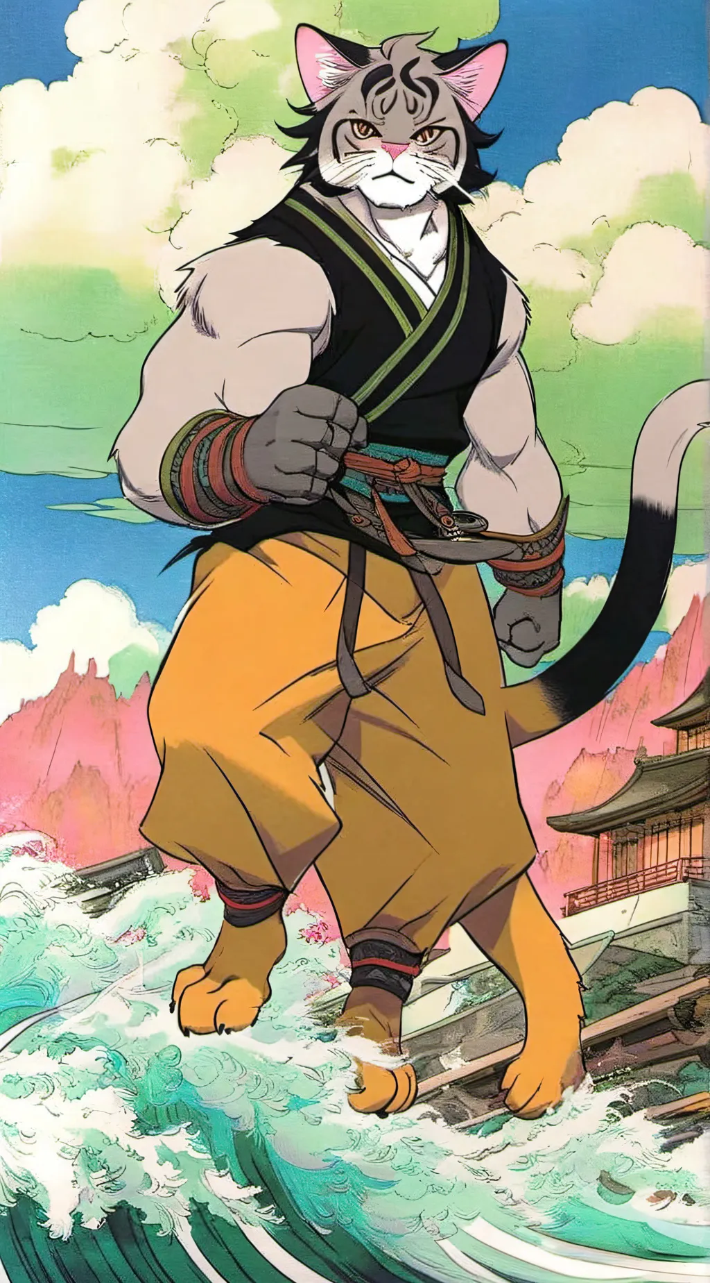 ai character: CatNap background