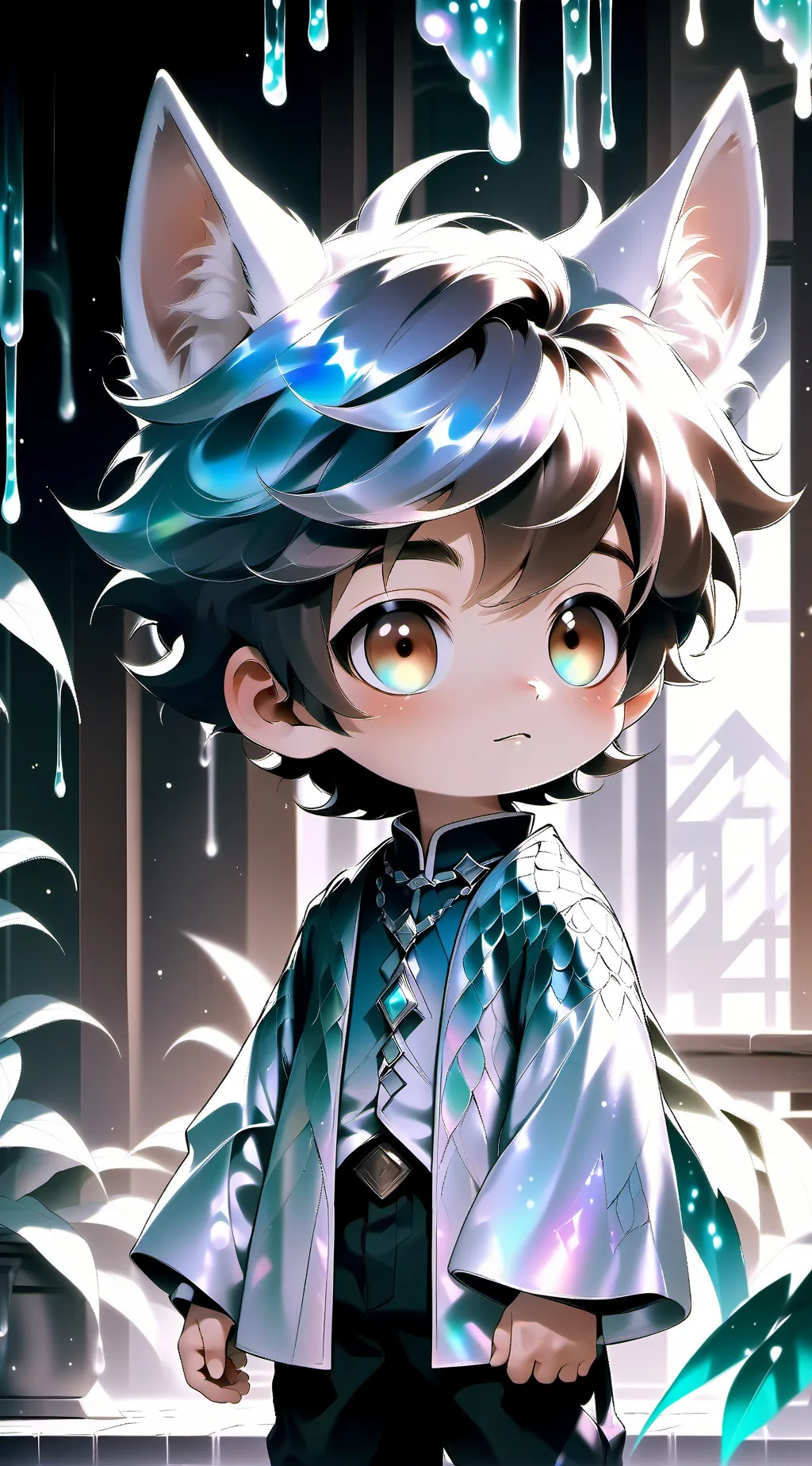 ai character: Nino. background