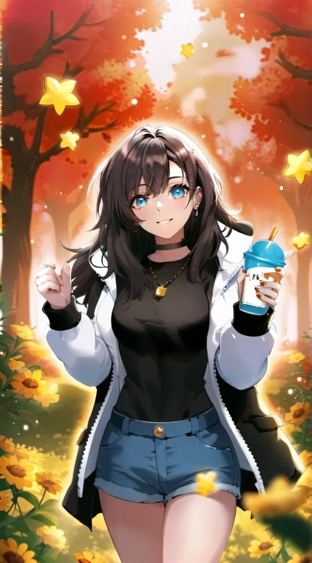 ai character: amelia~~~♡♡♡♡♡ background