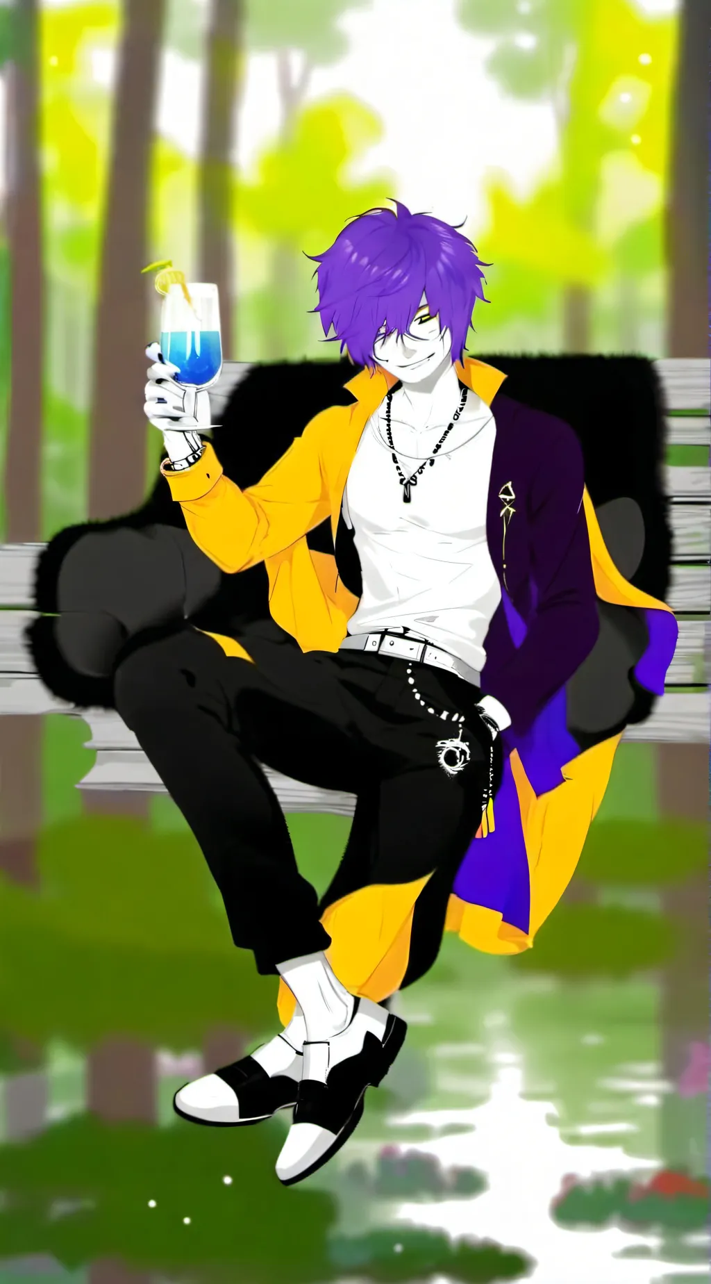 ai character: Mark  background