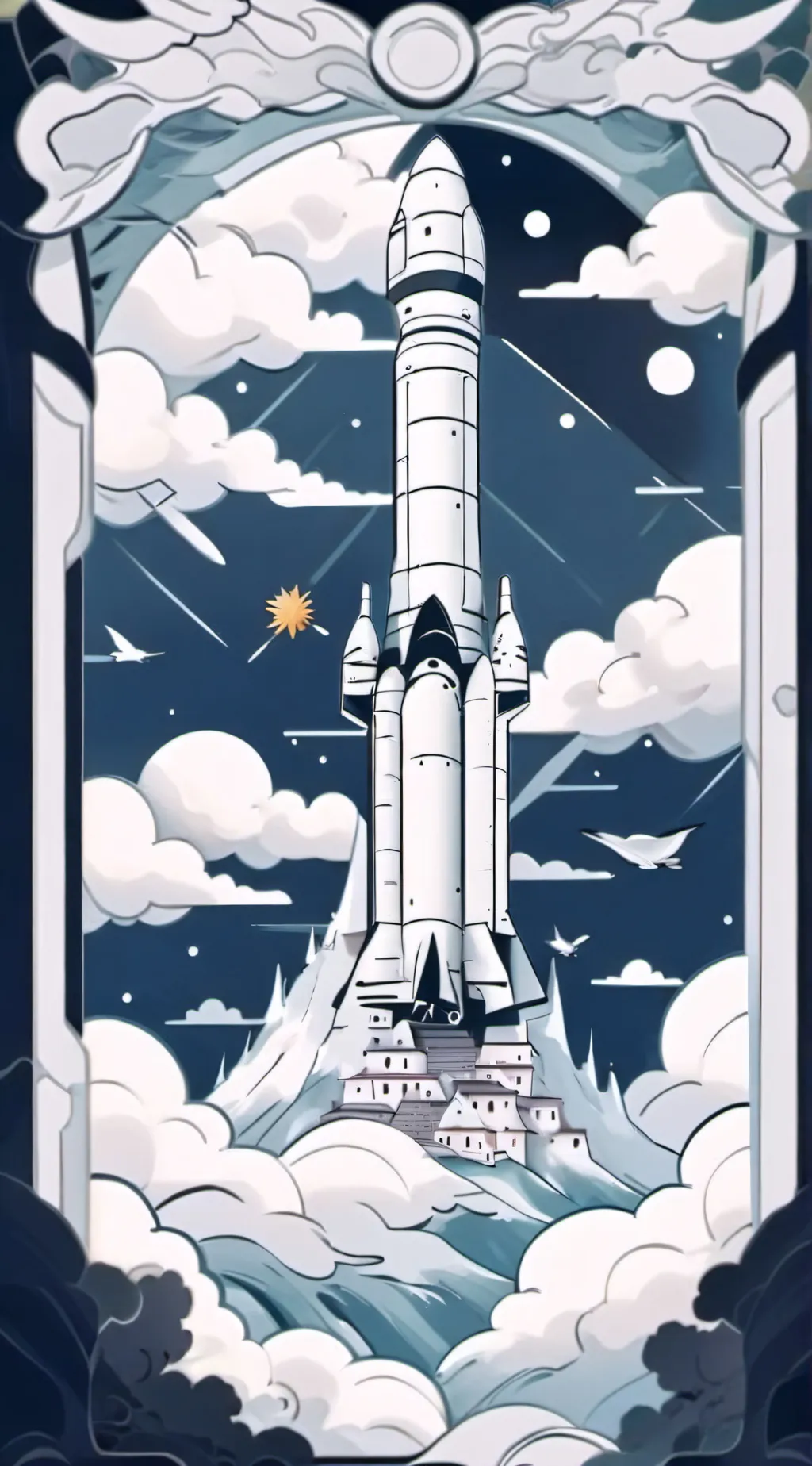 ai character: Wenda horror background