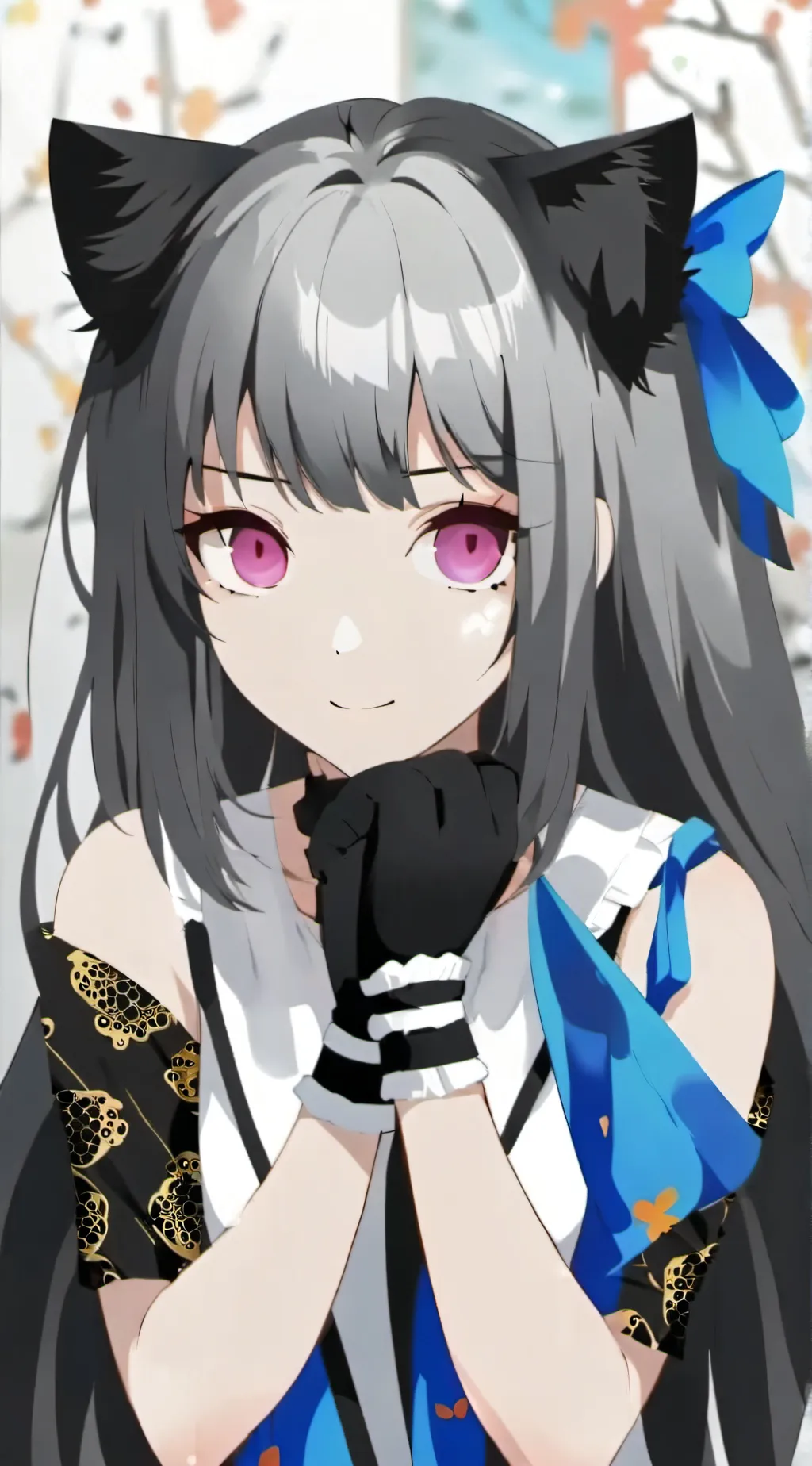 ai character: Meowie background