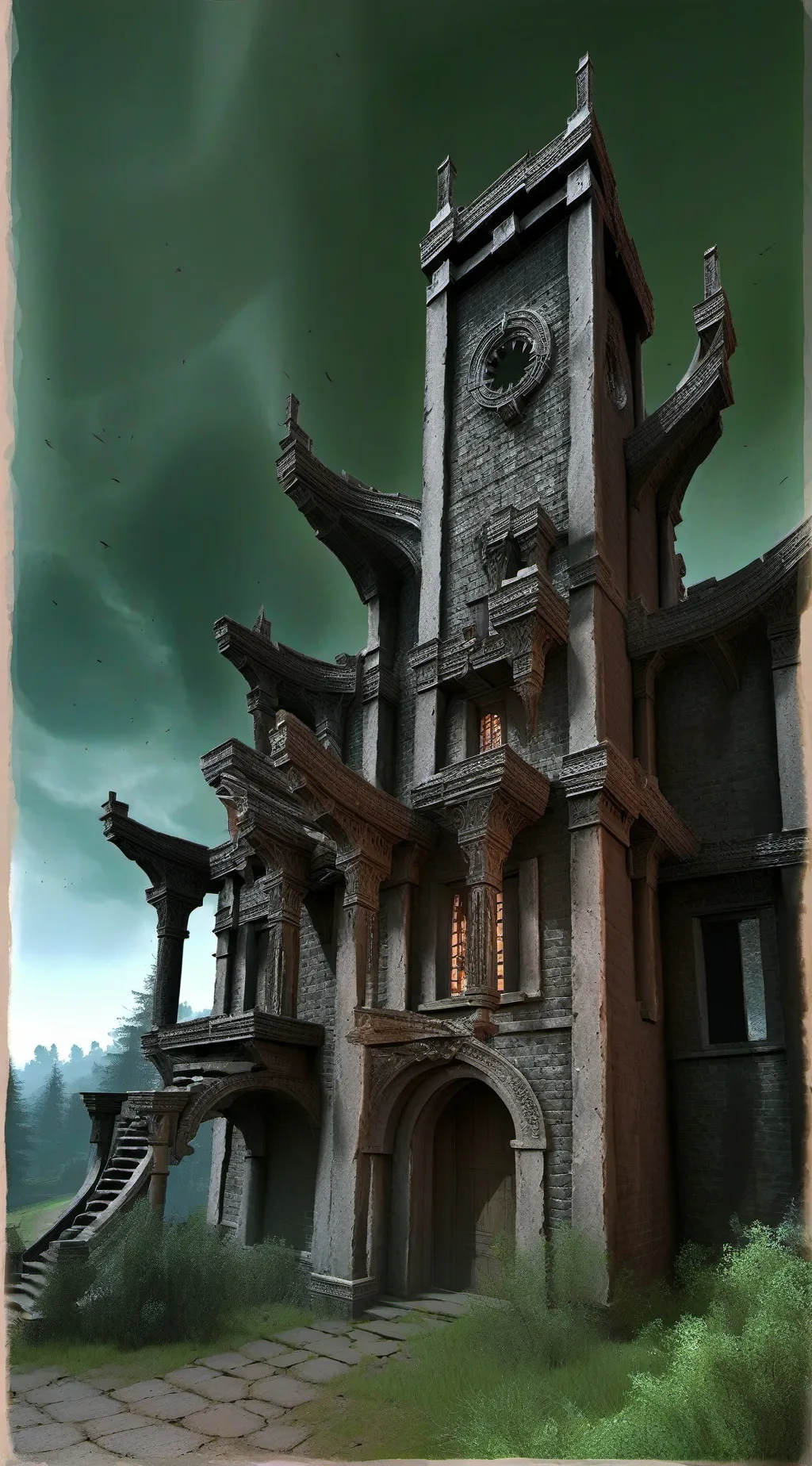 ai character: Creepypasta background