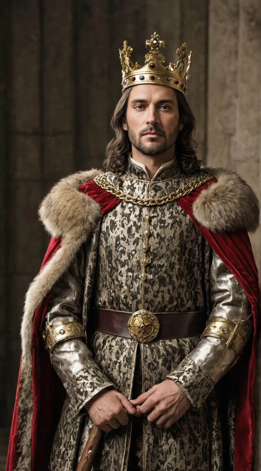 ai character: King Leo background