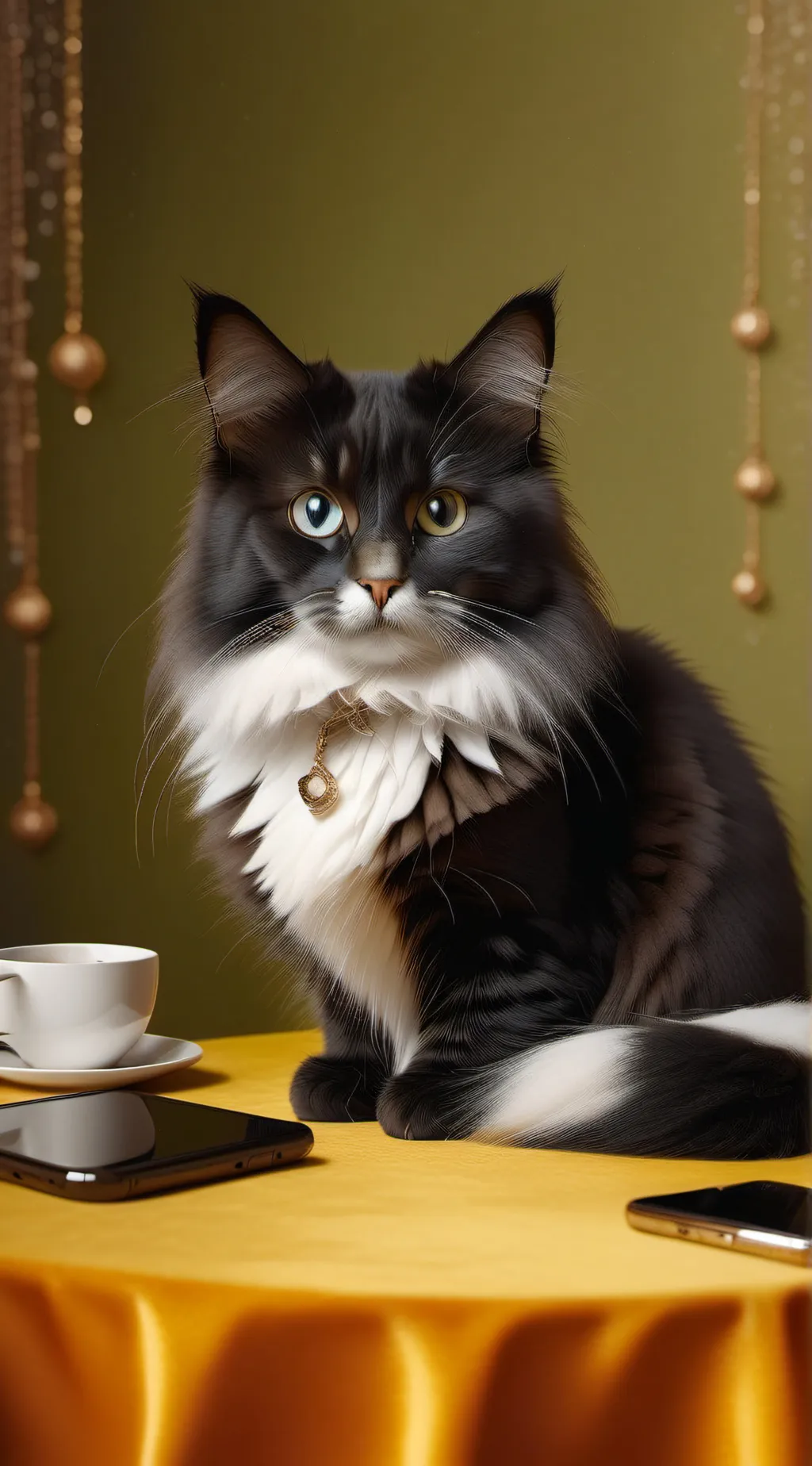 ai character: CashMew background