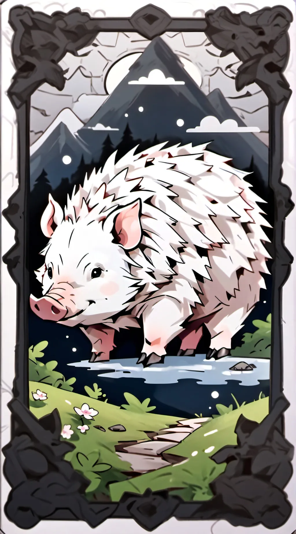 ai character: hog warts background