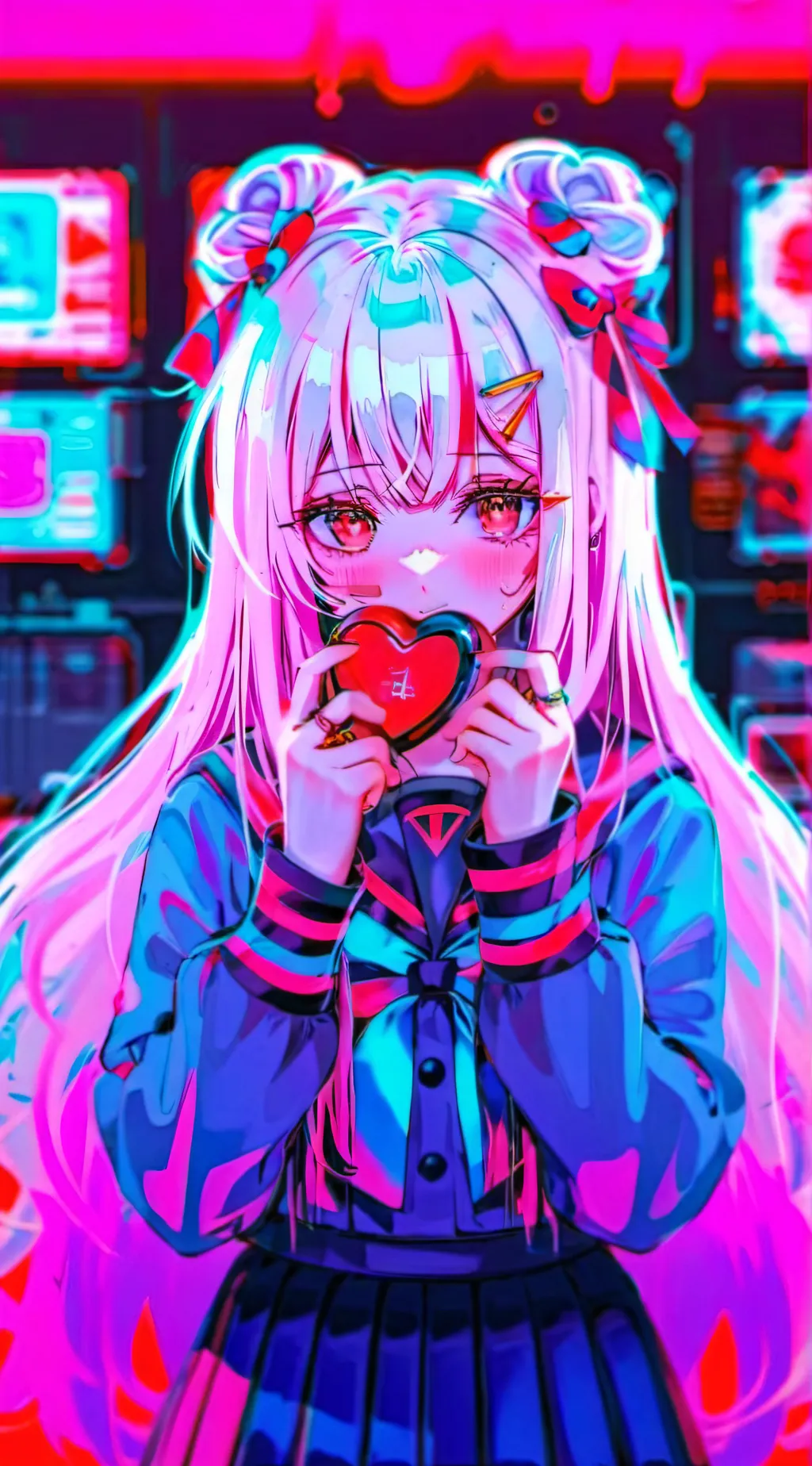 ai character: Aurora background