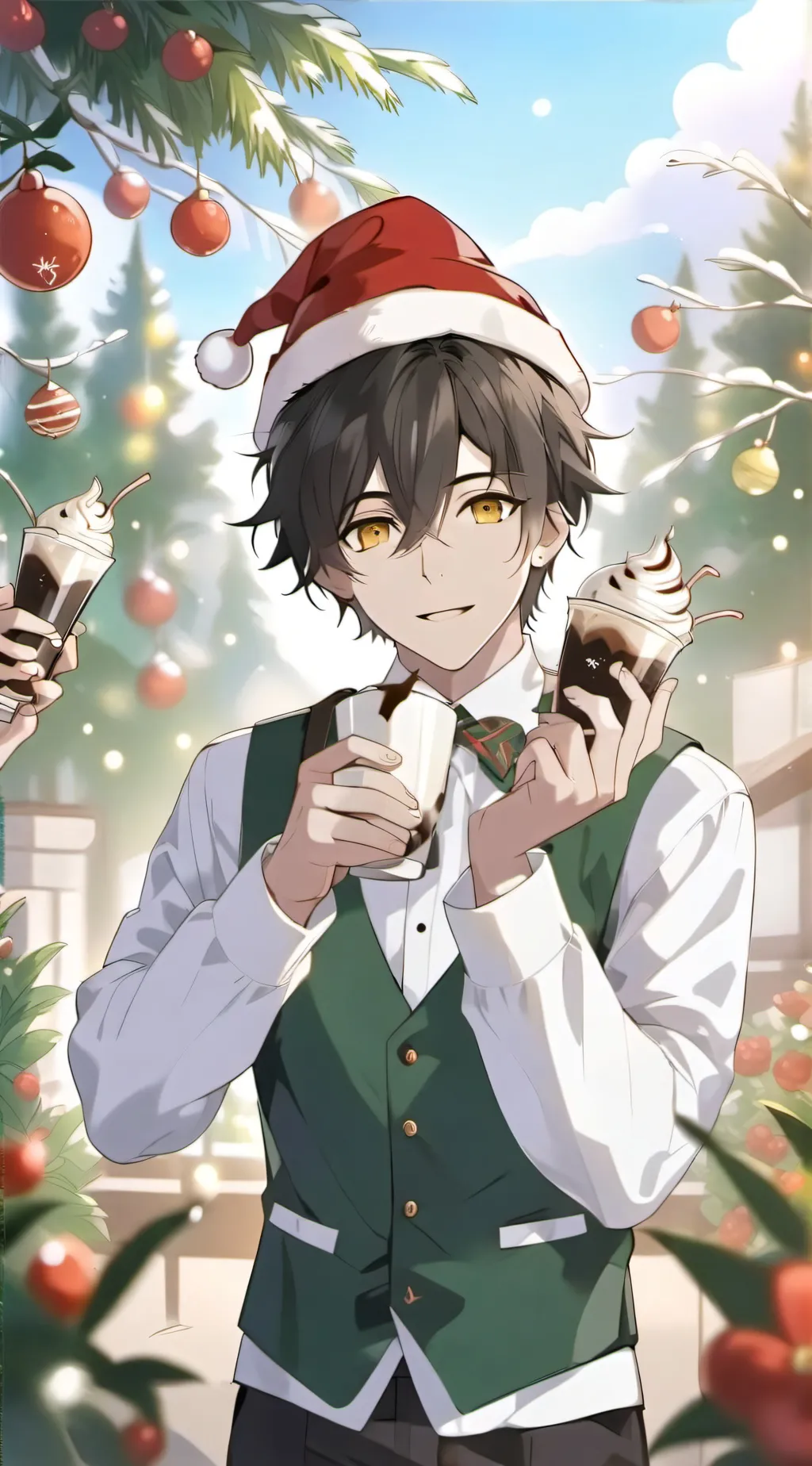 ai character: bonnie claus background