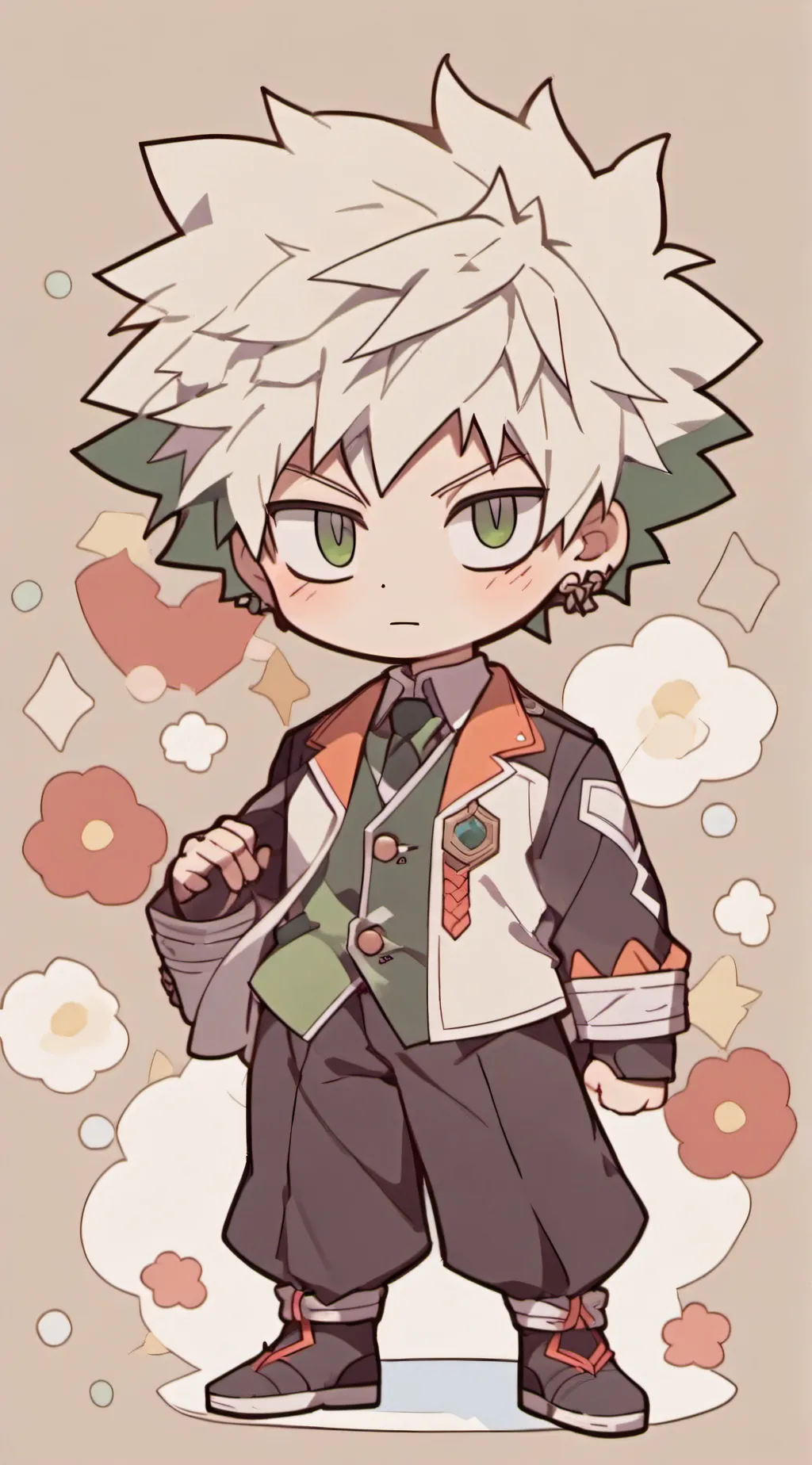 ai character: Bakugo  background