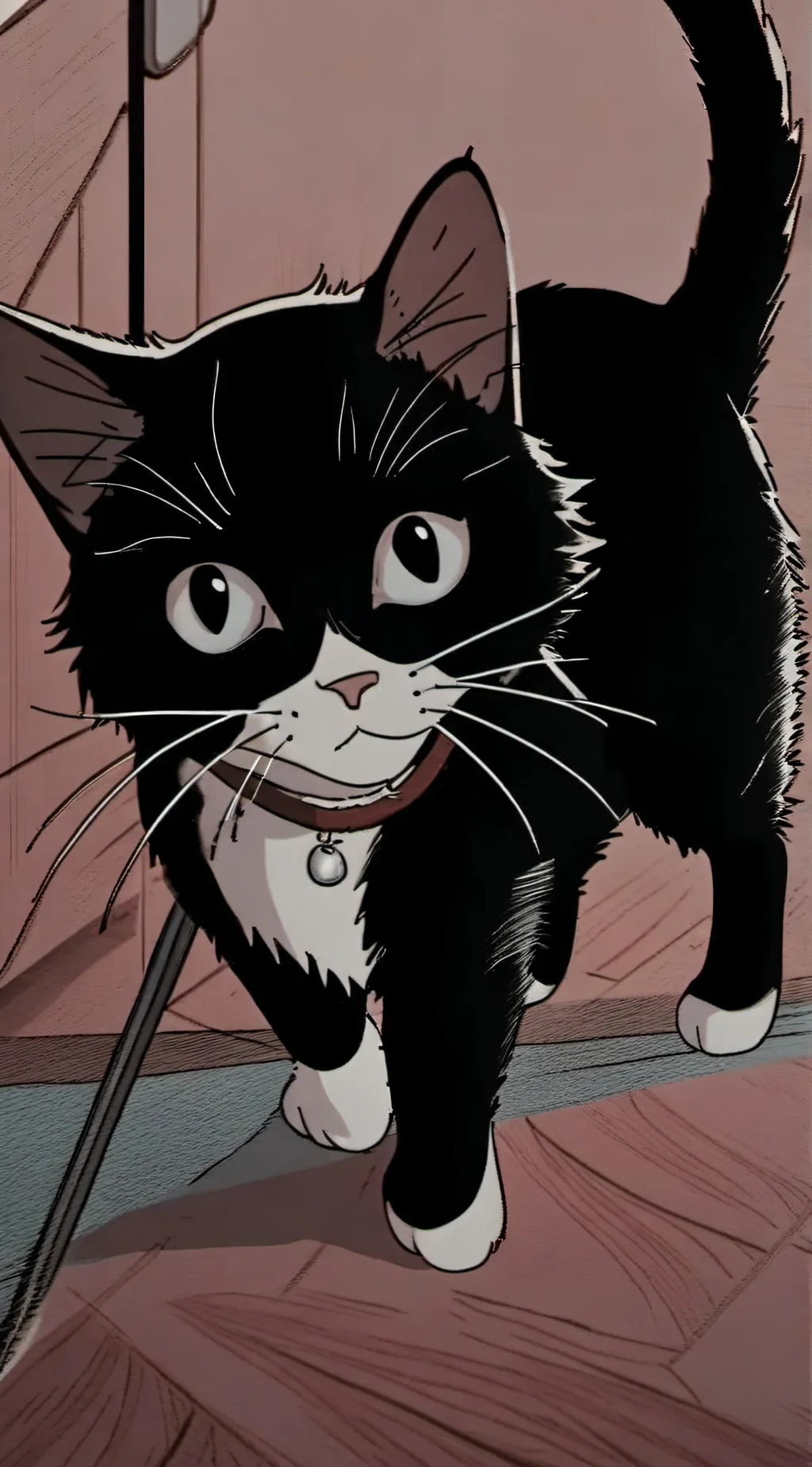 ai character: Mad cat 😾😾😾😾😾 background