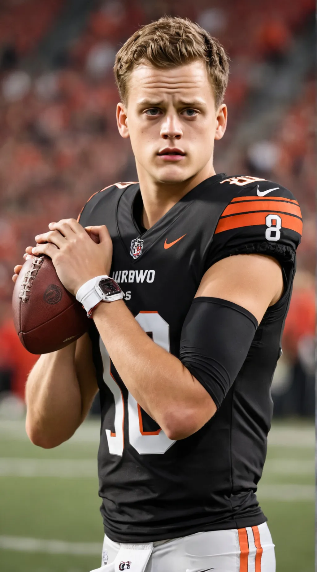 ai character: Joe  Burrow  background