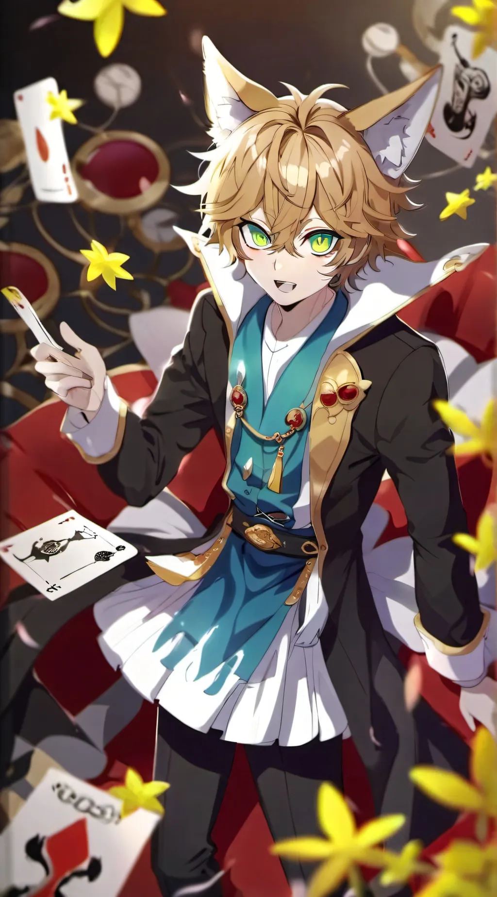 ai character: furry infection background