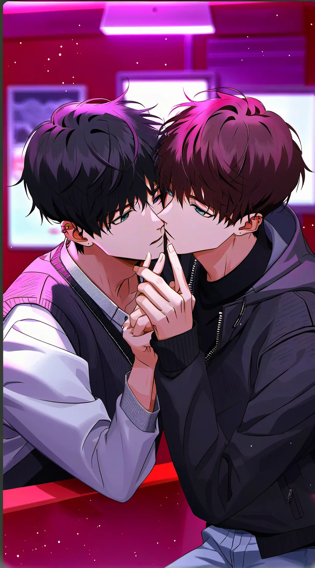 ai character: 💙✨𝙶𝙰𝚈 ✨💙 background