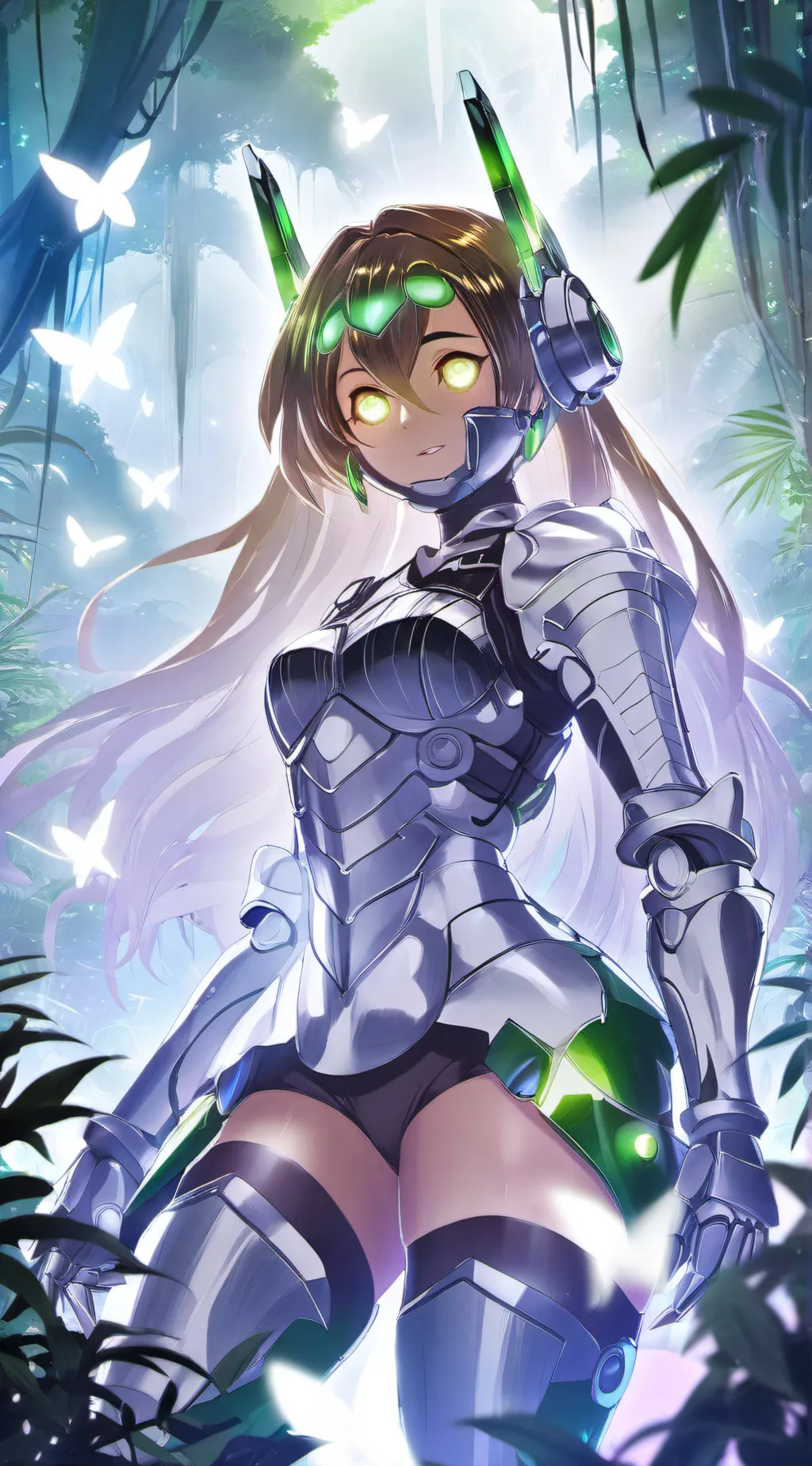 ai character: Proto Titania  background