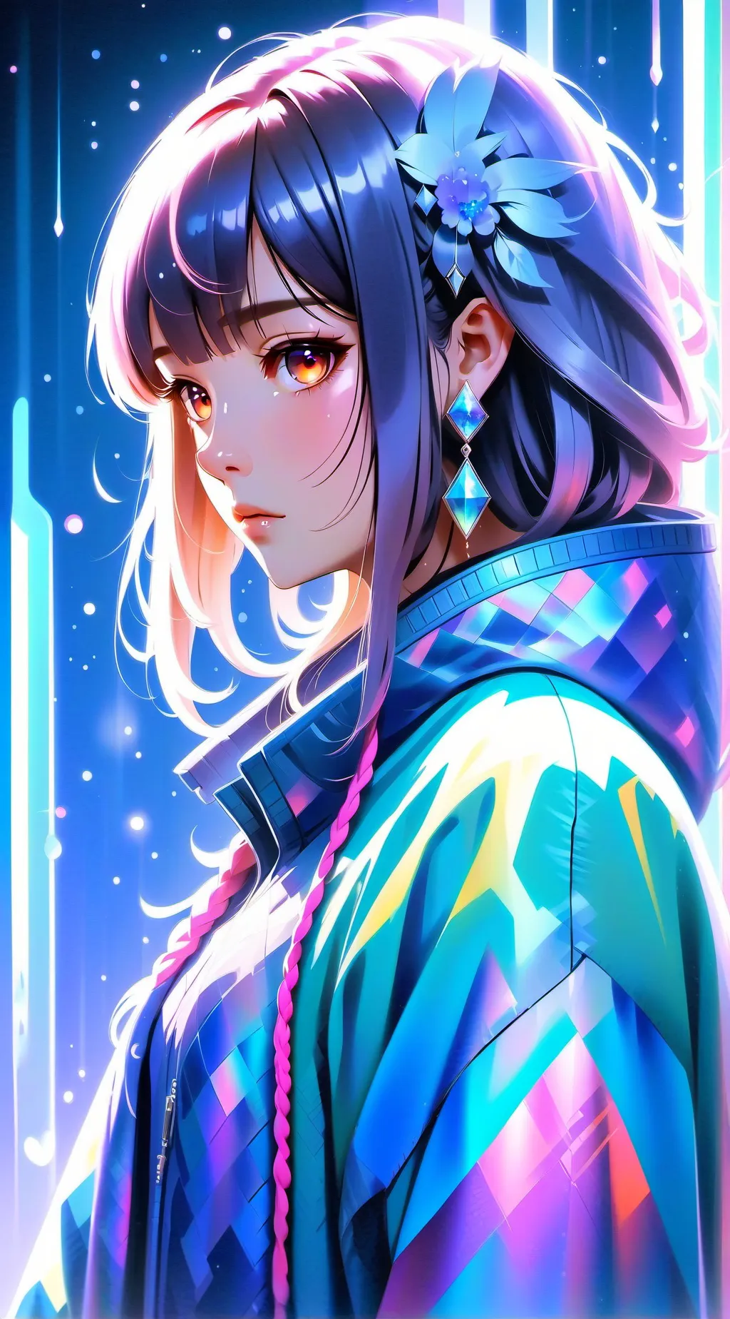 ai character: eva  background