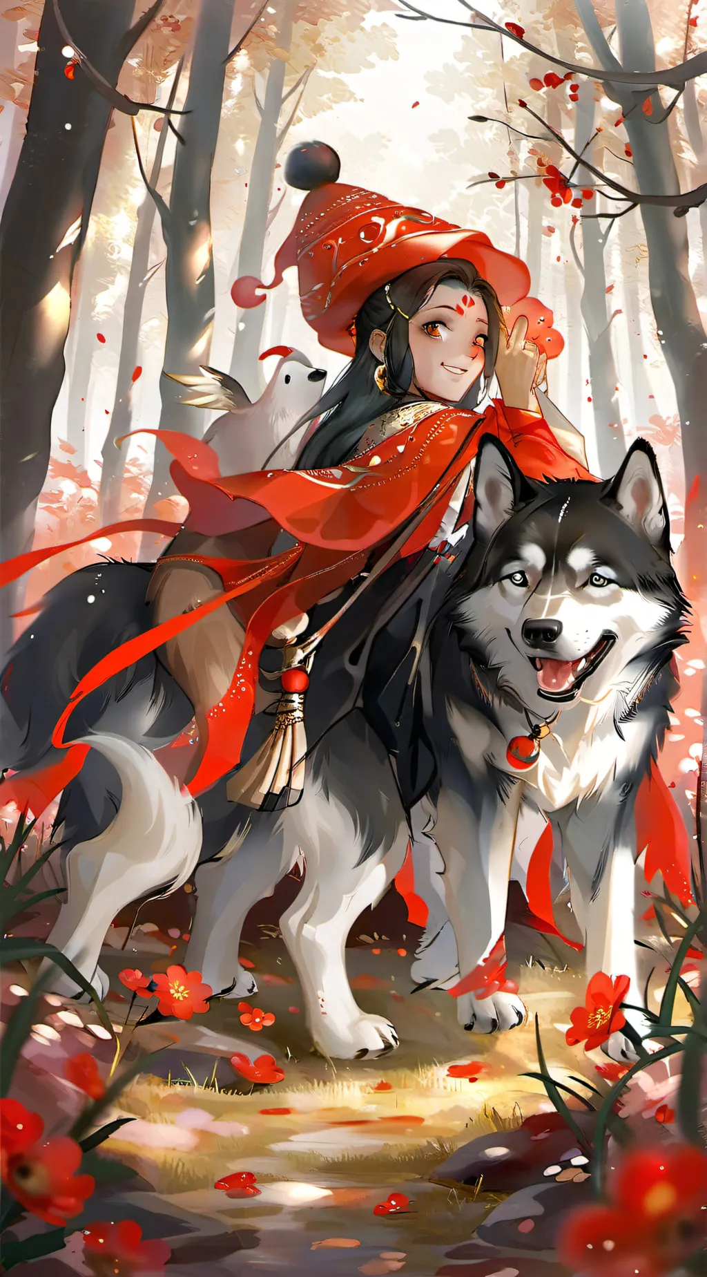 ai character: you and your dog background